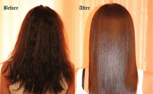Кератиновое выпрямление волос фото до и после