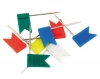 Кнопки-цвяшки кольорові прапорці Axent