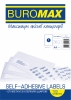 Клейкі етикетки BUROMAX, 1 шт/лист