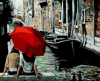 Картина по номерам Червона парасоля