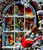 Картина по номерам Вікно у Різдво