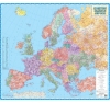 Карта Європи. ПО КВАДРАТАМ, 123х108, картон на планках