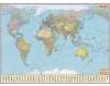 Велика карта світу. 216х160 см, ламінована