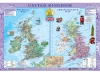 Карта Великобританії 158х108 см, картон на планках
