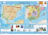 Карта Іспанії 158х108 см, картон на планках
