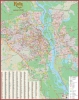Карта Києва 142*112 см, картон на планках