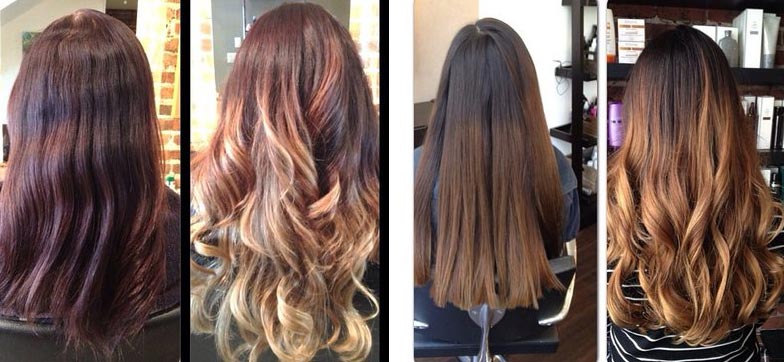 Брондирование Волос Фото До И После