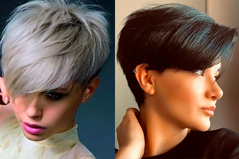Стрижка pixie